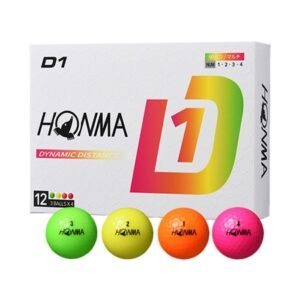 Honma D1 multicolour golf ball